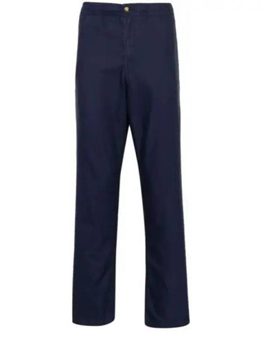 Drawstring Cotton Straight Pants Navy - POLO RALPH LAUREN - BALAAN 1