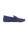 Men's Suede Gommino Driving Shoes Blue - TOD'S - BALAAN 2