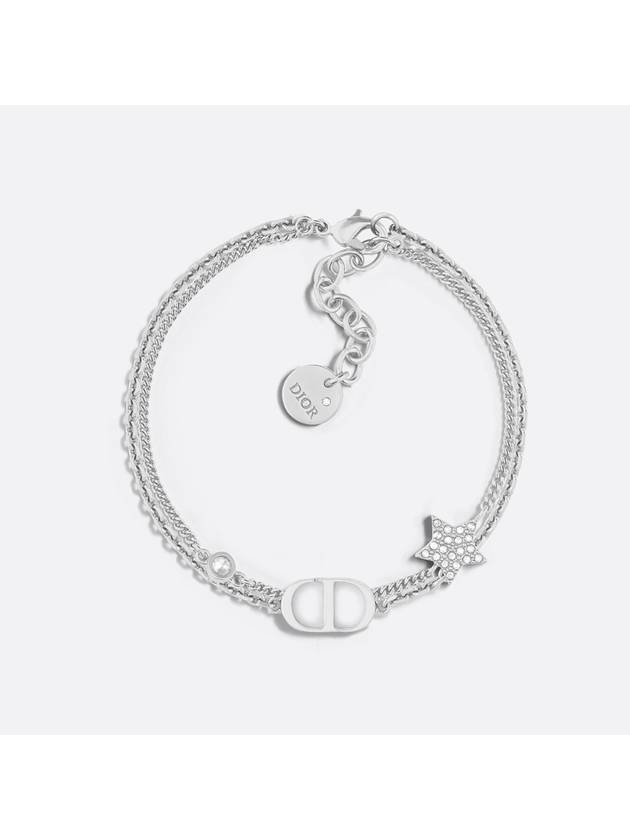 Women's Petite CD Double Bracelet Silver - DIOR - BALAAN 2