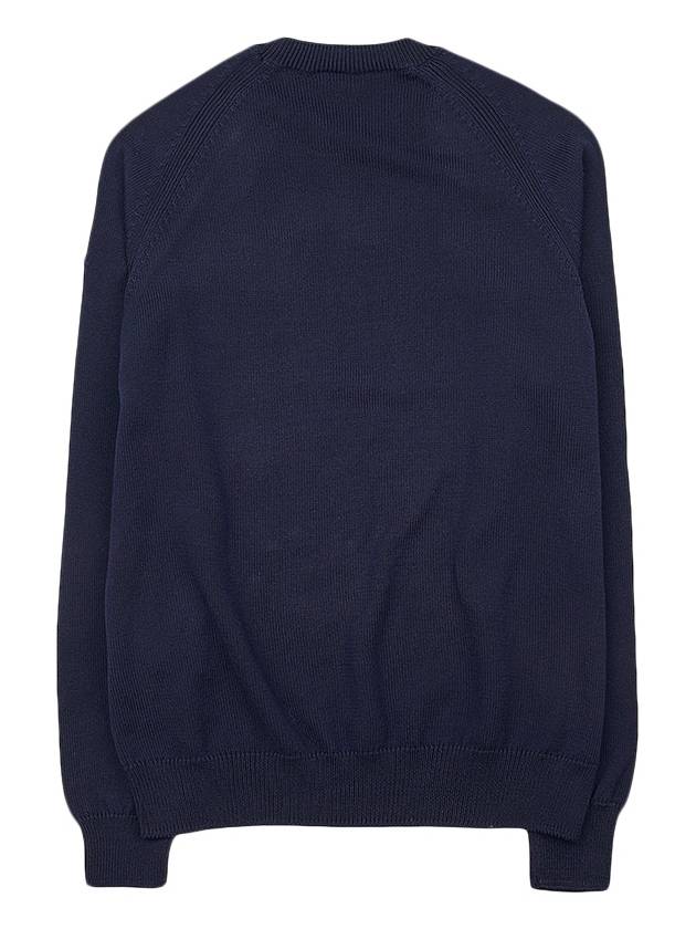 monogram logo knit top navy - MONCLER - BALAAN 3