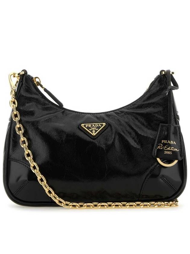 Re-Edition 2005 Leather Shoulder Bag Black - PRADA - BALAAN 2