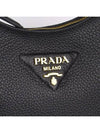 Leather Shoulder Bag Black - PRADA - BALAAN 3