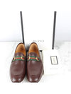 Horsebit Web Leather Loafer 8 270 - GUCCI - BALAAN 2