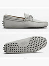 Men's Nubuck Gomino Driving Shoes Gray - TOD'S - BALAAN 4