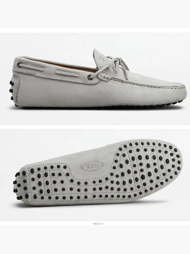 Gommino Nubuck Driving Shoes Grey - TOD'S - BALAAN 5