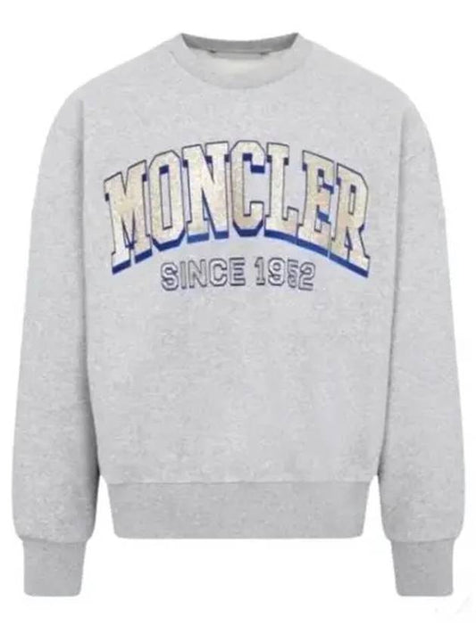 8G00019 M2642 984 Glitter Logo Sweatshirt 1000221 - MONCLER - BALAAN 1