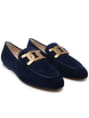 Women's Kate Suede Loafers Blue - TOD'S - BALAAN 3