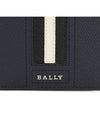 Tevyelt Logo Bifold Wallet Navy - BALLY - BALAAN 7