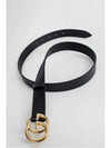 Men's GG Marmont Buckle Belt Black - GUCCI - BALAAN 6