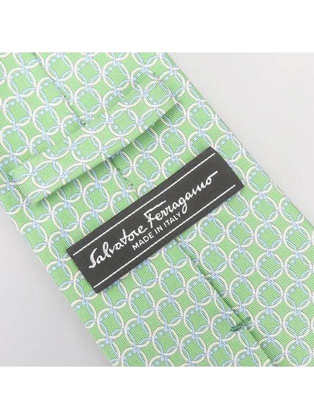 Ferragamo green tie fashion accessories - SALVATORE FERRAGAMO - BALAAN 3