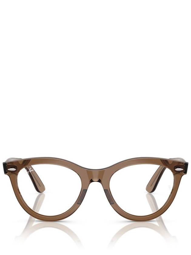 Ray-Ban RX2241V Transparent Light Brown - RAY-BAN - BALAAN 1