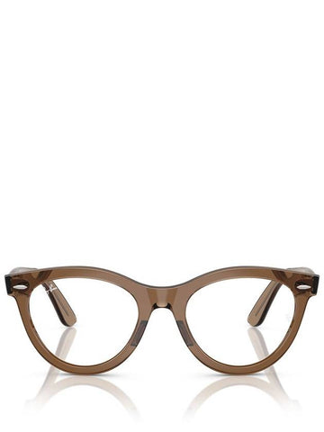 Ray-Ban RX2241V Transparent Light Brown - RAY-BAN - BALAAN 1