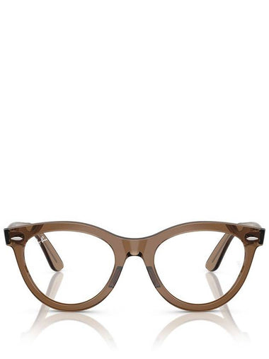 Ray-Ban RX2241V Transparent Light Brown - RAY-BAN - BALAAN 1