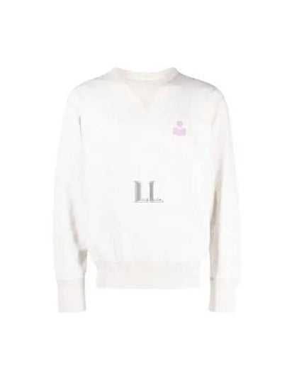 Mike Cotton Logo Sweatshirt Ecru - ISABEL MARANT - BALAAN 2