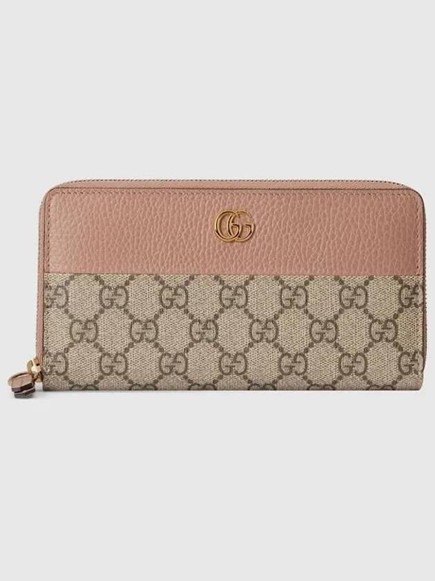 GG Marmont Zipper Long Wallet Pink - GUCCI - BALAAN 2