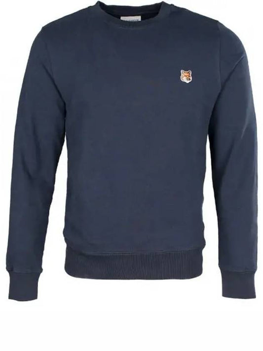 Fox Head Patch Regular Sweatshirt Midnight Blue - MAISON KITSUNE - BALAAN 2