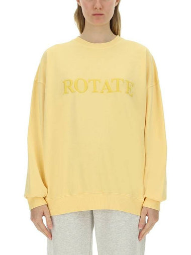 Rotate Birger Christensen Sweatshirt With Logo - ROTATE - BALAAN 1