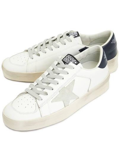 Stardan Black Tab Low Top Sneakers White - GOLDEN GOOSE - BALAAN 2