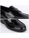 Brushed Leather Loafers Black - PRADA - BALAAN 6