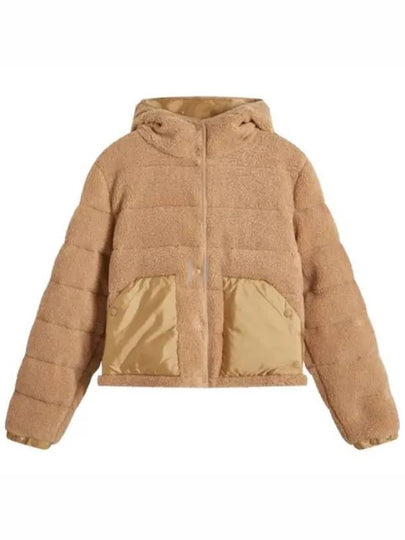 Audrieu Teddy short padded beige - MONCLER - BALAAN 2