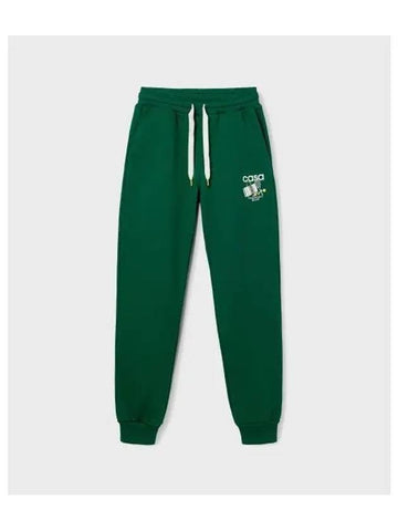 M Equipment Sportif Printed Sweatpants Evergreen EQUIPEMENT - CASABLANCA - BALAAN 1