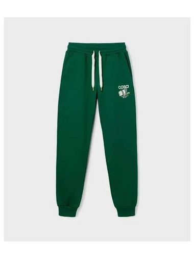 M Equipment Sportif Printed Sweatpants Evergreen EQUIPEMENT - CASABLANCA - BALAAN 1