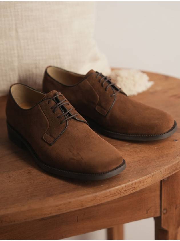 Hardy suede square toe derby SBW - FLAP'F - BALAAN 1