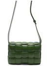 Cassette Intrecciato Padded Small Cross Bag Avocado - BOTTEGA VENETA - BALAAN 5