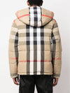 Check Reversible Hooded Padding Beige - BURBERRY - BALAAN 4