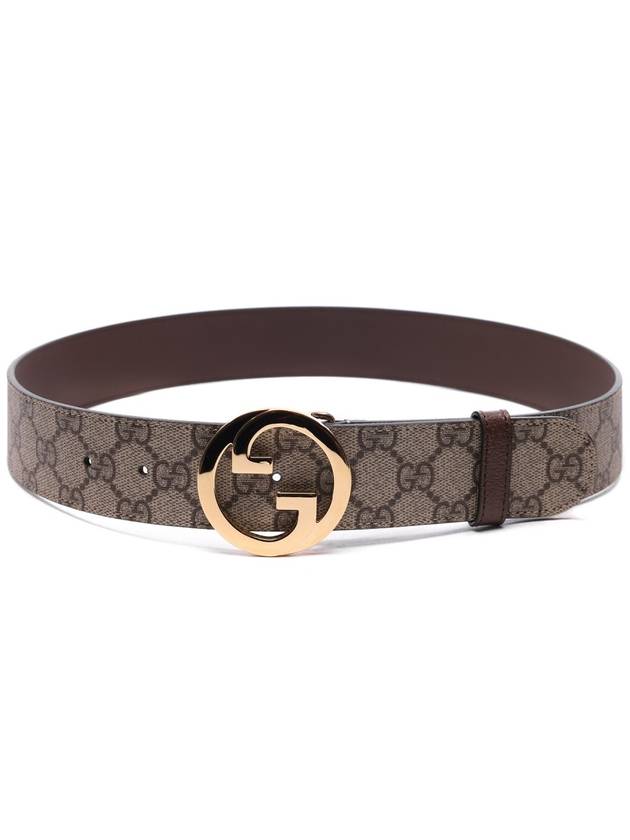 Blondie Belt Brown Beige Ebony - GUCCI - BALAAN 5