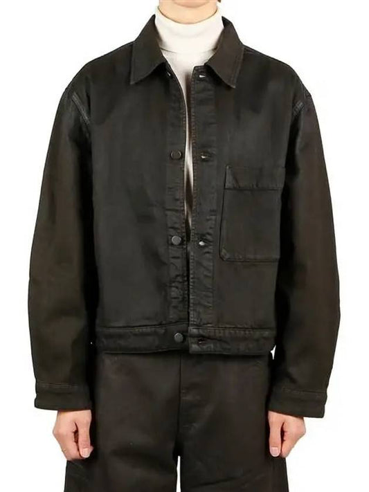 Boxy Trucker Jacket Brown - LEMAIRE - BALAAN 2