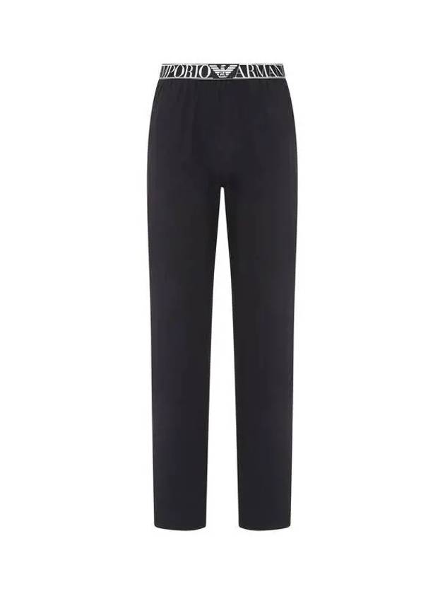 UNDERWEAR Men s Big Logo Banding Rayon Lounge Pants Black 270449 - EMPORIO ARMANI - BALAAN 1