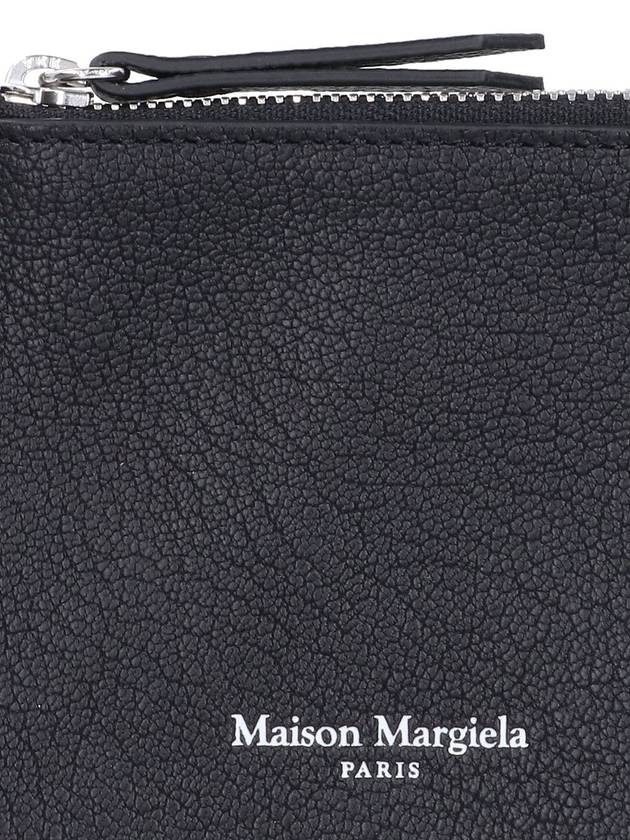 4 Stitch Slim Card Wallet Black - MAISON MARGIELA - BALAAN 6