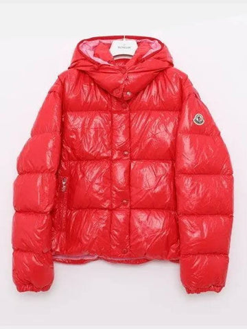 Mauleon patch logo hooded padded women s jacket 1A00011 596NO 405 1040362 - MONCLER - BALAAN 1