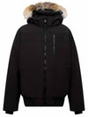 Men's Borden Bomber Heritage Fur Padding Black - CANADA GOOSE - BALAAN 1