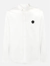 Men's Black Rubber Patch White Shirt MMSH03G 63 11322 - VIKTOR&ROLF - BALAAN 3