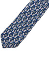 Hoopoe Print Silk Tie Blue - SALVATORE FERRAGAMO - BALAAN 9