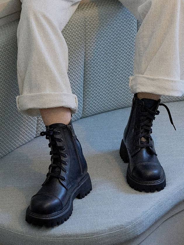 Nadia lace-up walker boots black - SHOEHI - BALAAN 3