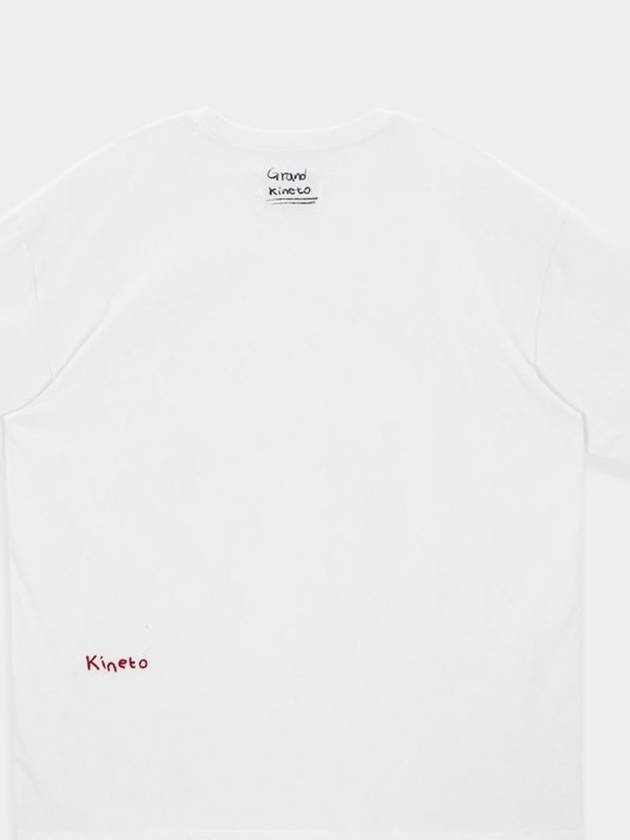 Grand Hotel Restaurant Short Sleeve T-Shirt  White - KINETO - BALAAN 4