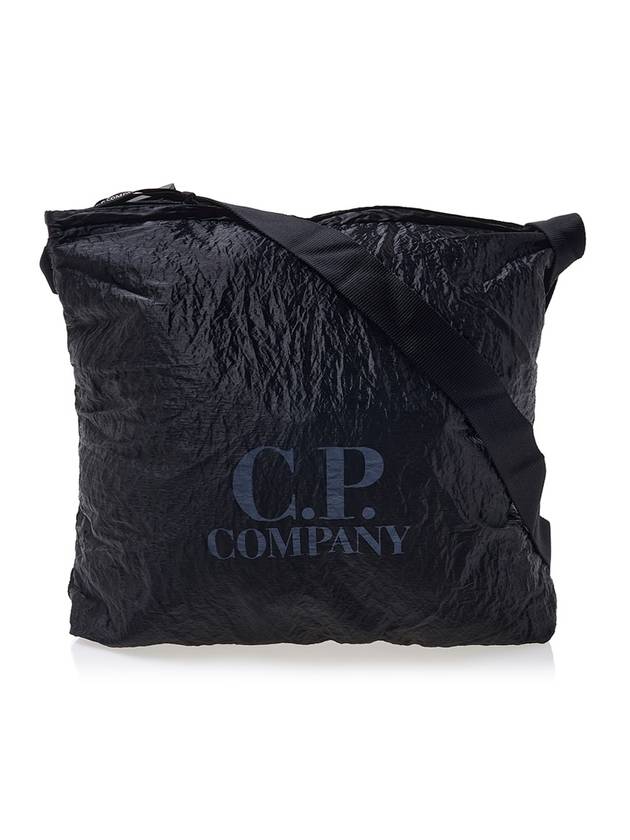 Logo Print Cross Bag Black - CP COMPANY - BALAAN 1