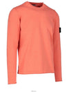 Wappen Patch Crew Neck Knit Top Orange - STONE ISLAND - BALAAN 3