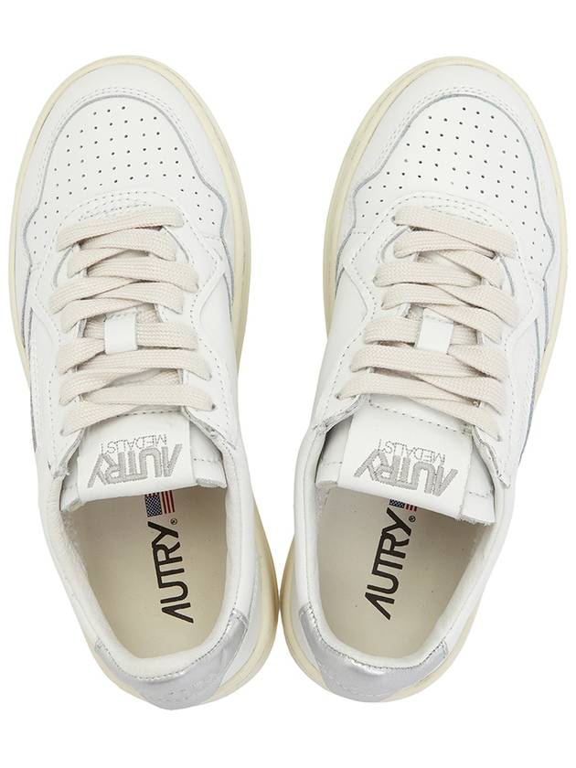 Medalist Silver Tab Low Top Sneakers White - AUTRY - BALAAN 3