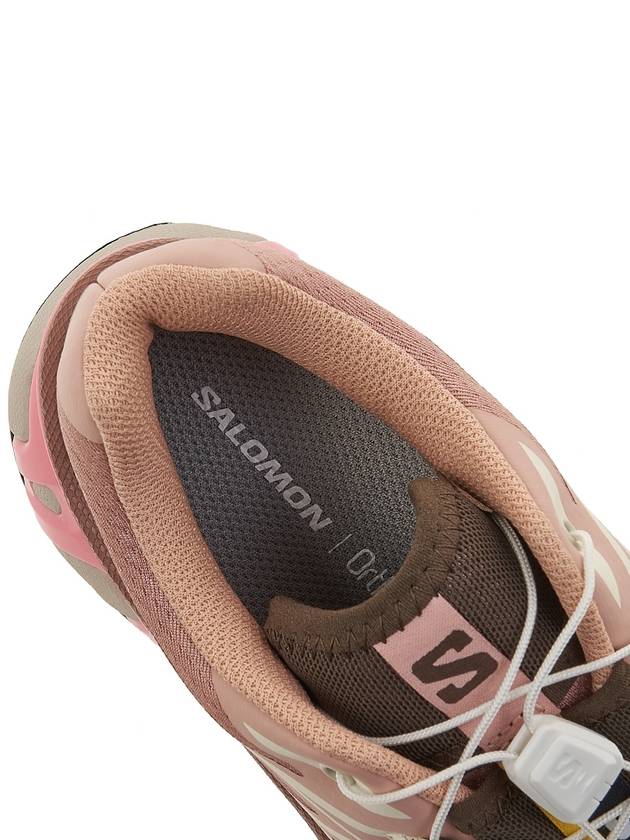 XT-6 Lace-Up Low-Top Sneakers Mahogany Rose - SALOMON - BALAAN 8