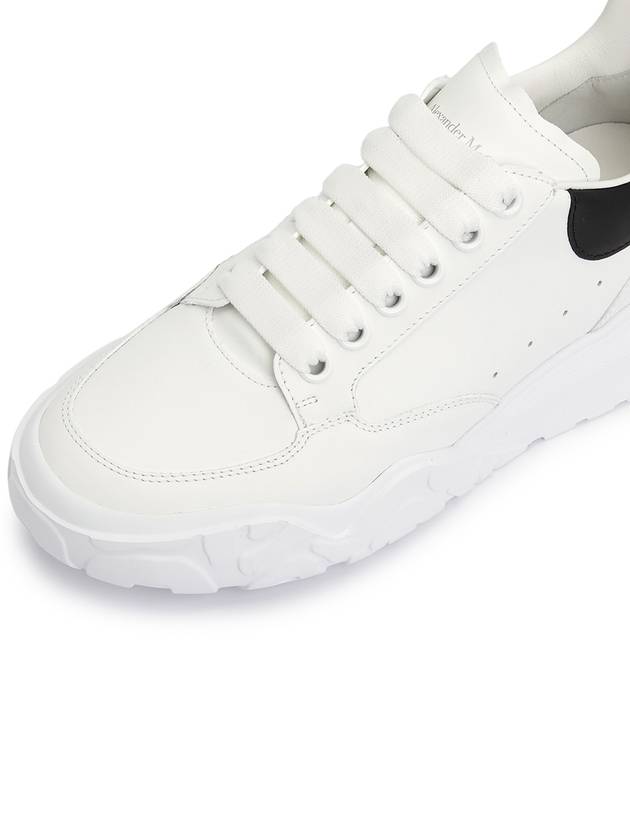 Court Trainer Low Sneakers White Black - ALEXANDER MCQUEEN - BALAAN 8