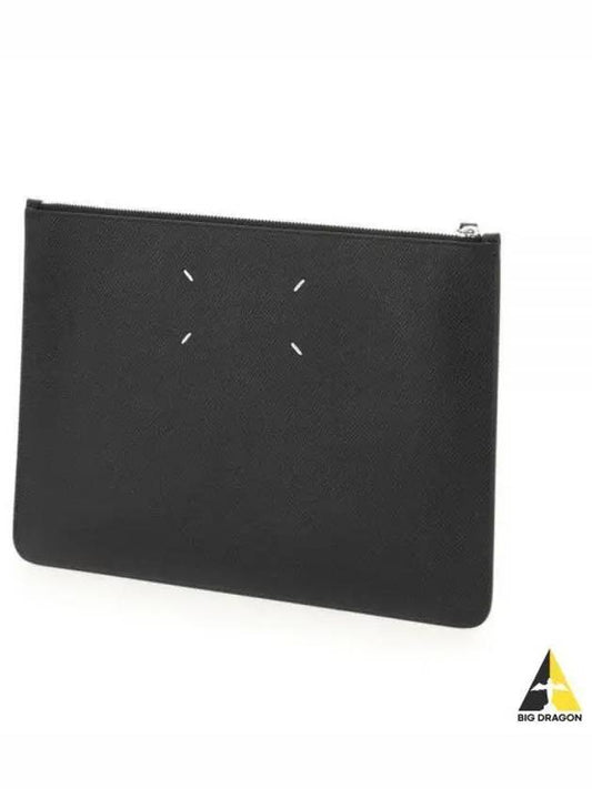Stitch Zipper Clutch Bag Black - MAISON MARGIELA - BALAAN 2