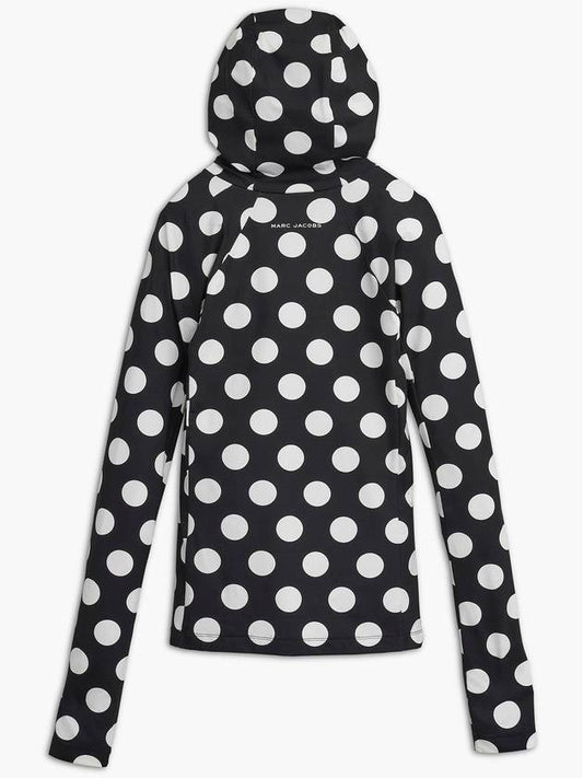 Spots Spots Hooded Longsleeve_Black/White (2F3RTP015C11-005) - MARC JACOBS - BALAAN 2