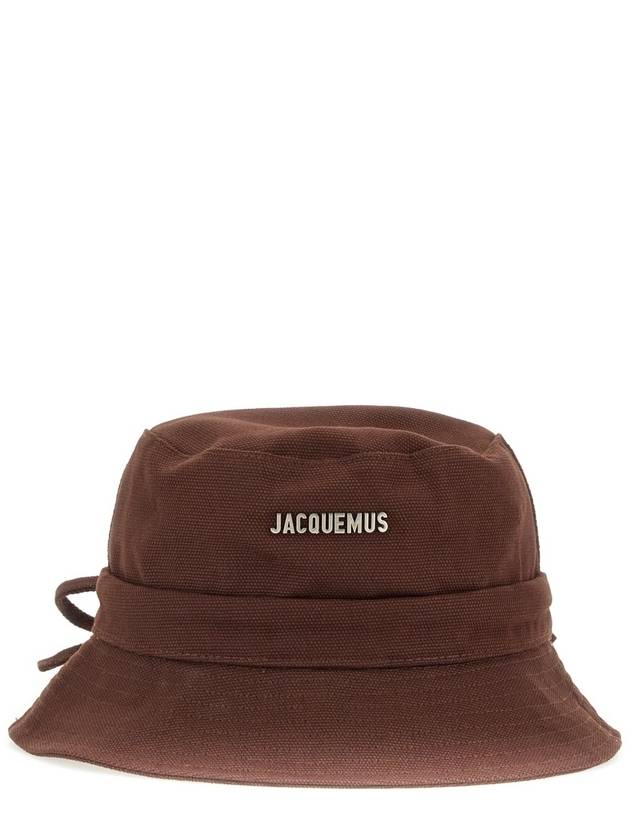 Le Bob Gadjo Knotted Bucket Hat Brown - JACQUEMUS - BALAAN 2