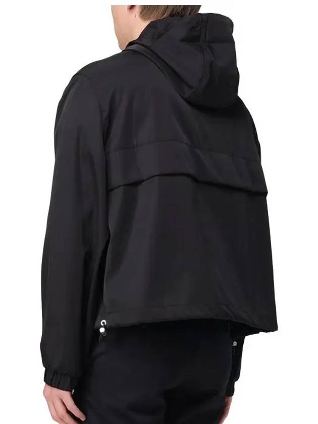 Alexandre Mattiussi Hooded Windbreaker Black - AMI - BALAAN 4