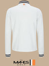 Logo Long Sleeve T-Shirt White Orange Label Homme Classic Collar T-Shirt GT50515 - MAHES - BALAAN 2