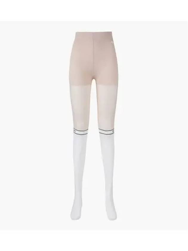 GOLF Women s Knee Socks Integrated Stockings DP32WFET82 - DESCENTE - BALAAN 1